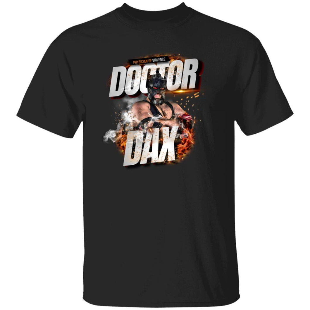 DR-DAX-FIRE G500 5.3 oz. T-Shirt - Doctor Dax Flames Logo