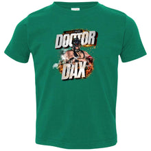 Load image into Gallery viewer, DR-DAX-FIRE 3321 Toddler Jersey T-Shirt - Doctor Dax Flames Logo
