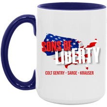 Load image into Gallery viewer, Sons-Of-Libery (Logo-Only) AM15OZ 15oz. Accent Mug - Sons of Liberty
