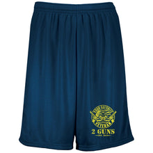 Load image into Gallery viewer, T-Shirt-Design-1 1844 Moisture-Wicking 9 inch Inseam Mesh Shorts - 2 Guns
