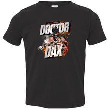 Load image into Gallery viewer, DR-DAX-FIRE 3321 Toddler Jersey T-Shirt - Doctor Dax Flames Logo
