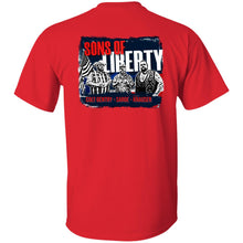 Load image into Gallery viewer, Sons-Of-Libery (Logo-Only) G500 5.3 oz. T-Shirt - Sons of Liberty Dbl Sided
