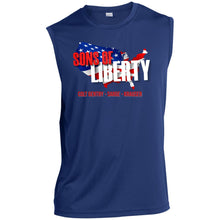 Load image into Gallery viewer, Sons-Of-Libery (Logo-Only) ST352 Men’s Sleeveless Performance Tee - Sons of Liberty
