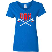 Load image into Gallery viewer, G500VL Ladies&#39; 5.3 oz. V-Neck T-Shirt Dax Cross
