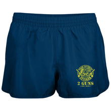 Load image into Gallery viewer, T-Shirt-Design-1 2430 Ladies&#39; Wayfarer Running Shorts - 2 Guns Vet
