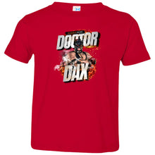 Load image into Gallery viewer, DR-DAX-FIRE 3321 Toddler Jersey T-Shirt - Doctor Dax Flames Logo
