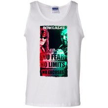 Load image into Gallery viewer, G220 100% Cotton Tank Top Renegades No Fear Logo
