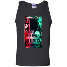 Load image into Gallery viewer, G220 100% Cotton Tank Top Renegades No Fear Logo
