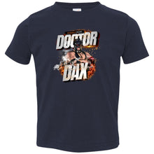 Load image into Gallery viewer, DR-DAX-FIRE 3321 Toddler Jersey T-Shirt - Doctor Dax Flames Logo
