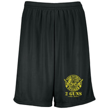 Load image into Gallery viewer, T-Shirt-Design-1 1844 Moisture-Wicking 9 inch Inseam Mesh Shorts - 2 Guns
