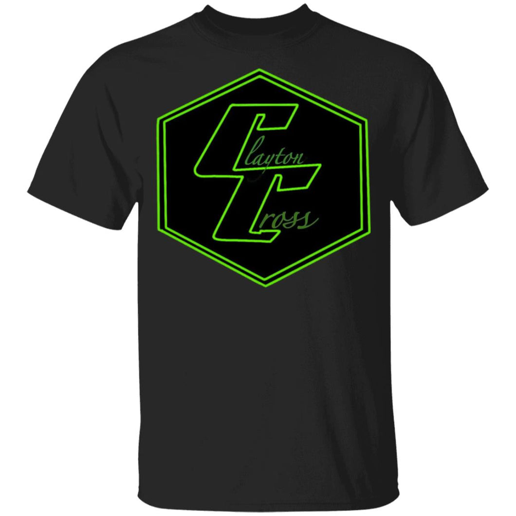 G500B Youth 5.3 oz 100% Cotton T-Shirt Clayton Cross Inverted