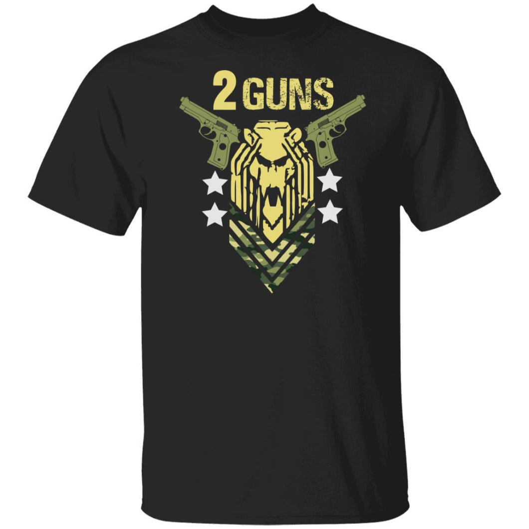 G500B Youth 5.3 oz 100% Cotton T-Shirt 2Guns