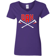 Load image into Gallery viewer, G500VL Ladies&#39; 5.3 oz. V-Neck T-Shirt Dax Cross
