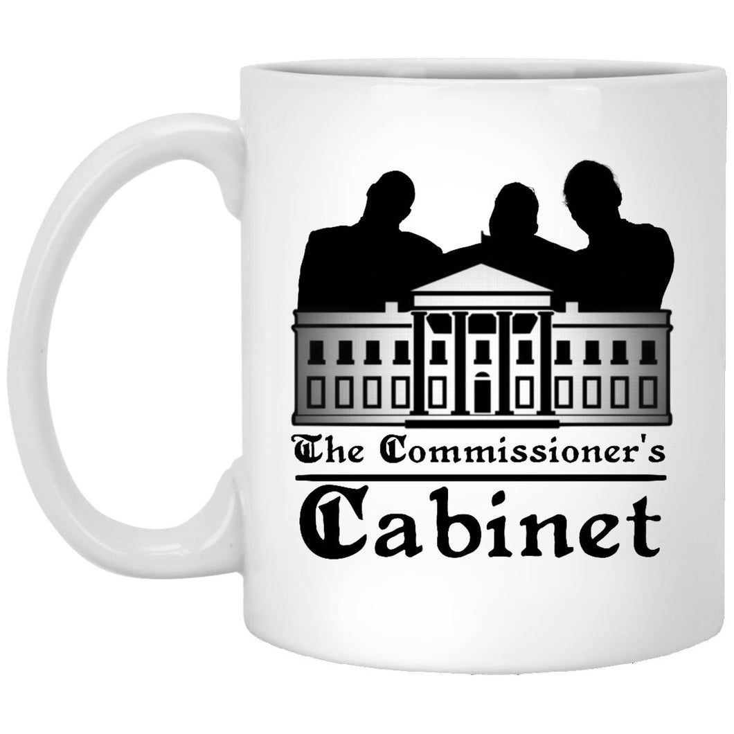 XP8434 11 oz. White Mug The Commissioner's Cabinet